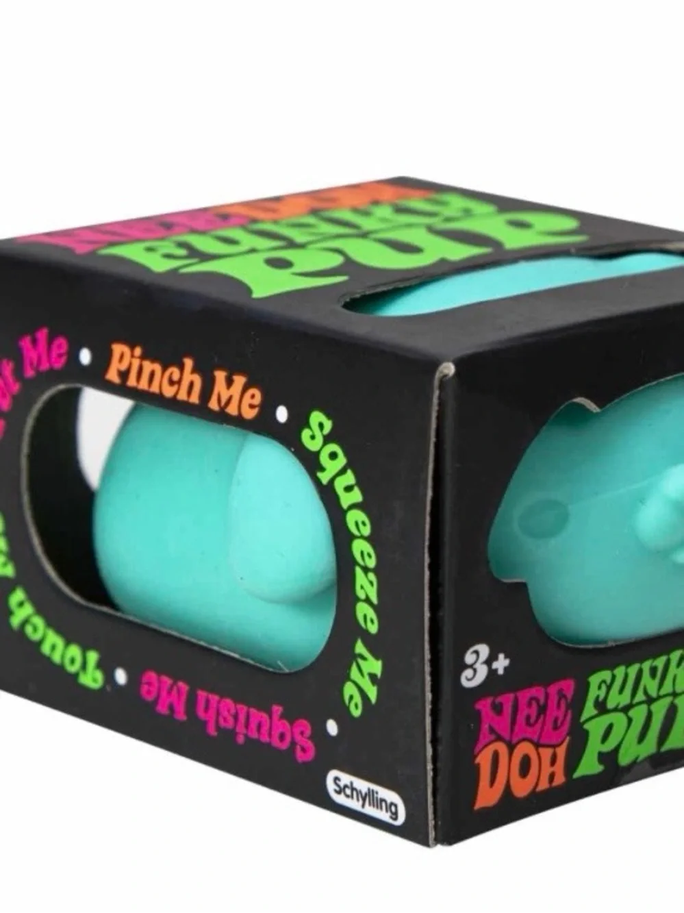 Needoh Sealed Package - All 3 Funky Pup Pink & Teal (All 3)